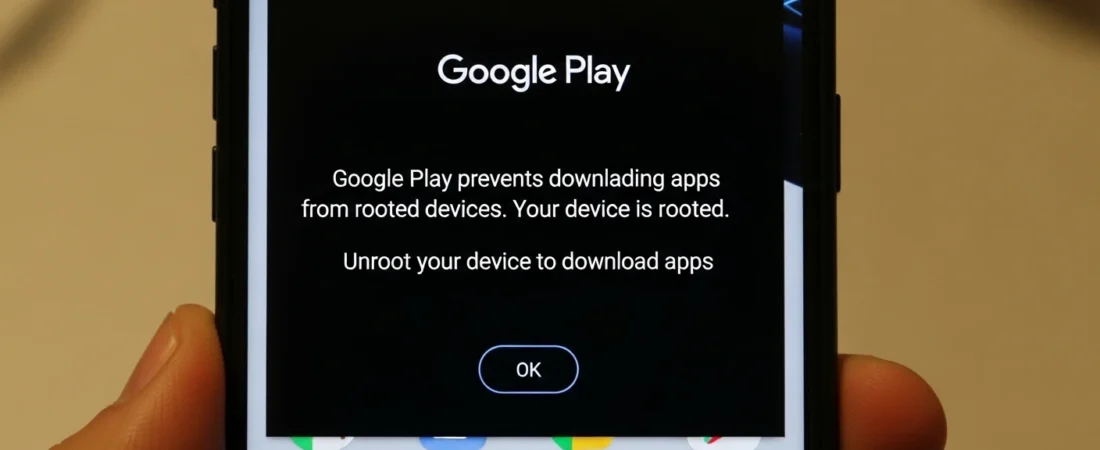 Google Play previene bajar apps desde dispositivos rooteados