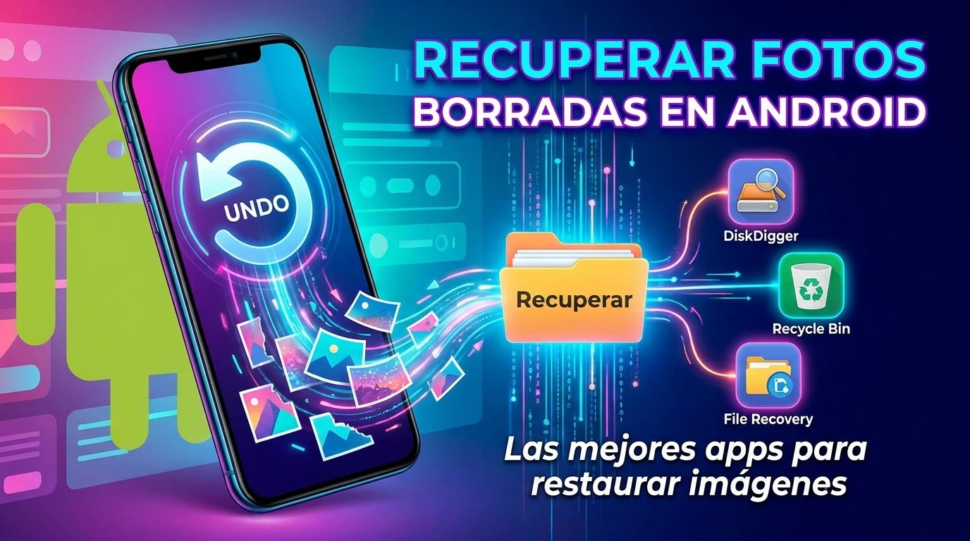 Recuperar fotos y vídeos borrados en Android
