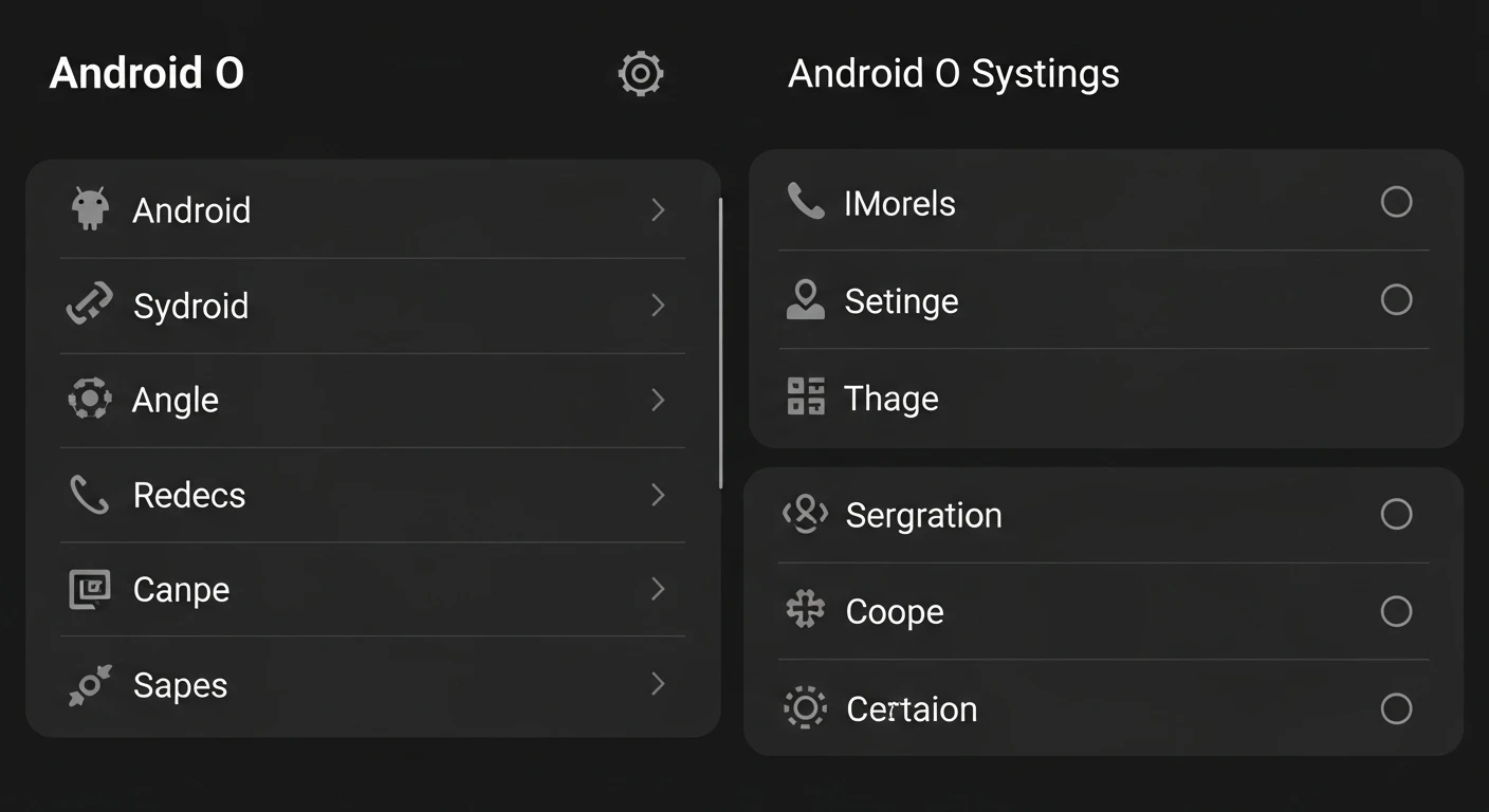 Todo sobre el nuevo menú de configuración de UI del sistema Android O