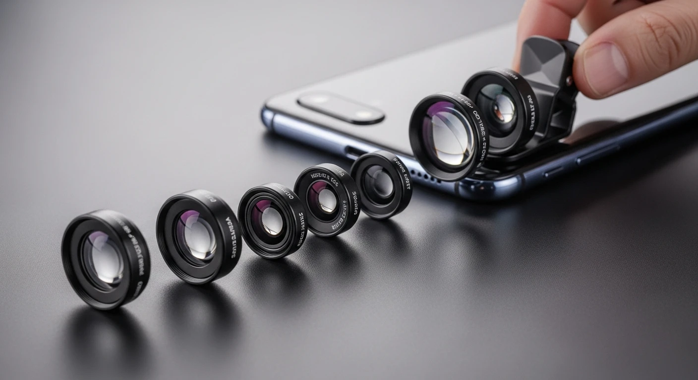 ¡Descubre los lentes de pinza para la cámara de tu Android!