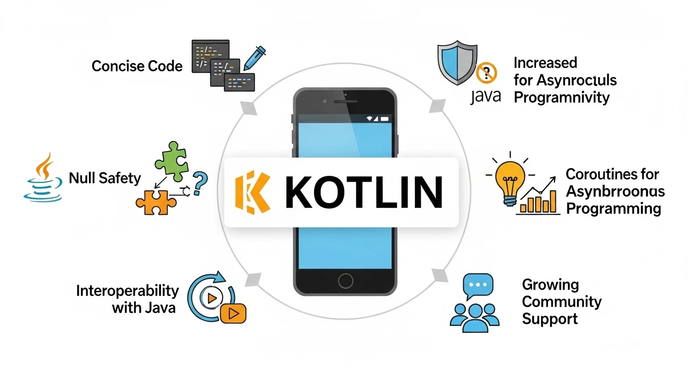 Kotlin para desarrollo de aplicaciones Android: Principales características y beneficios