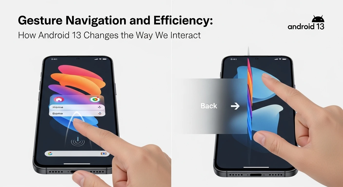 Navegación Gestual y Eficiencia: Cómo Android 13 Cambia la Forma en que Interactuamos
