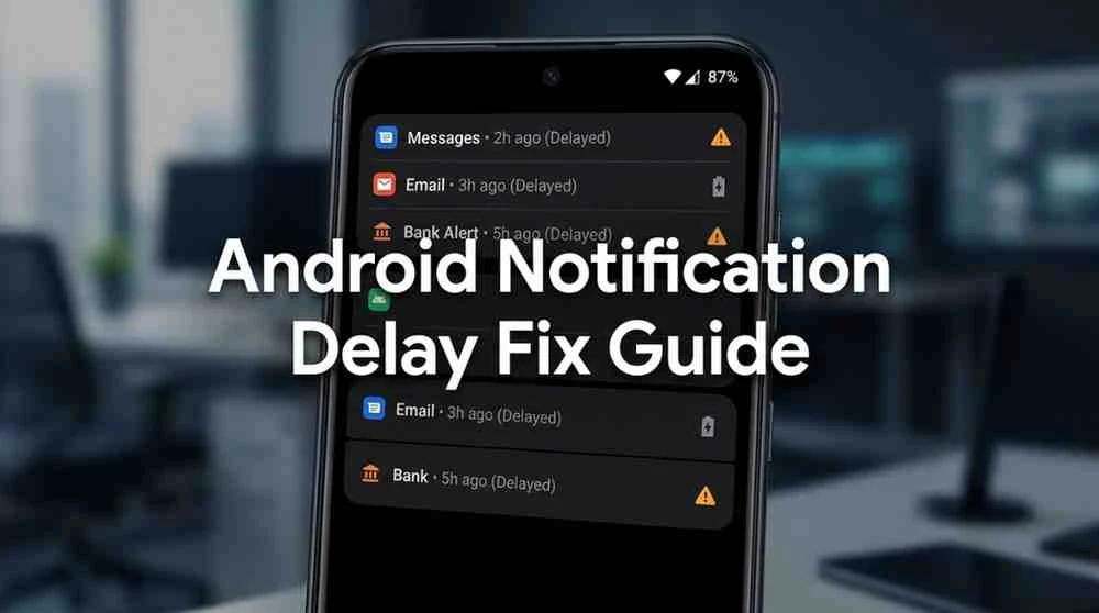 android notification delay