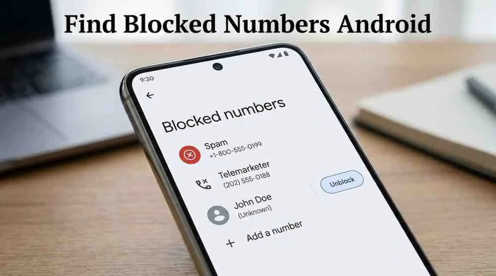 find blocked numbers android