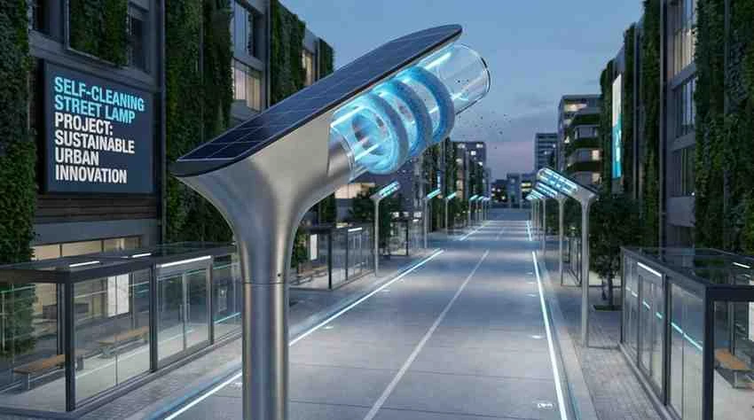 Self Cleaning Street Lamp Research Dust Resistant Lamp Project Exist