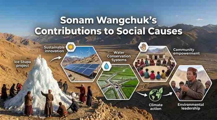Sonam Wangchuk's Contributions to Social Causes: Transforming Education, Sustainability, and Climate Action 2 sonam wangchuk's contributions to social causes