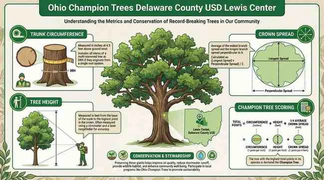 ohio champion trees delaware county usd lewis center