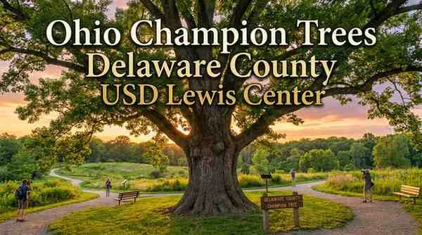 ohio champion trees delaware county usd lewis center