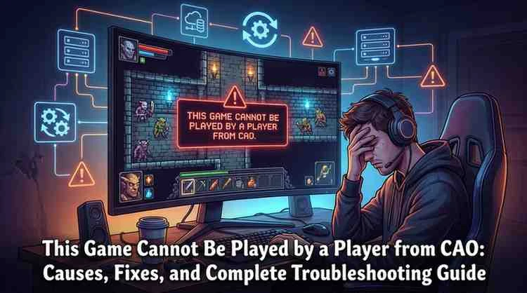 This Game Cannot Be Played by a Player from CAO: Causes, Fixes, and Complete Troubleshooting Guide
