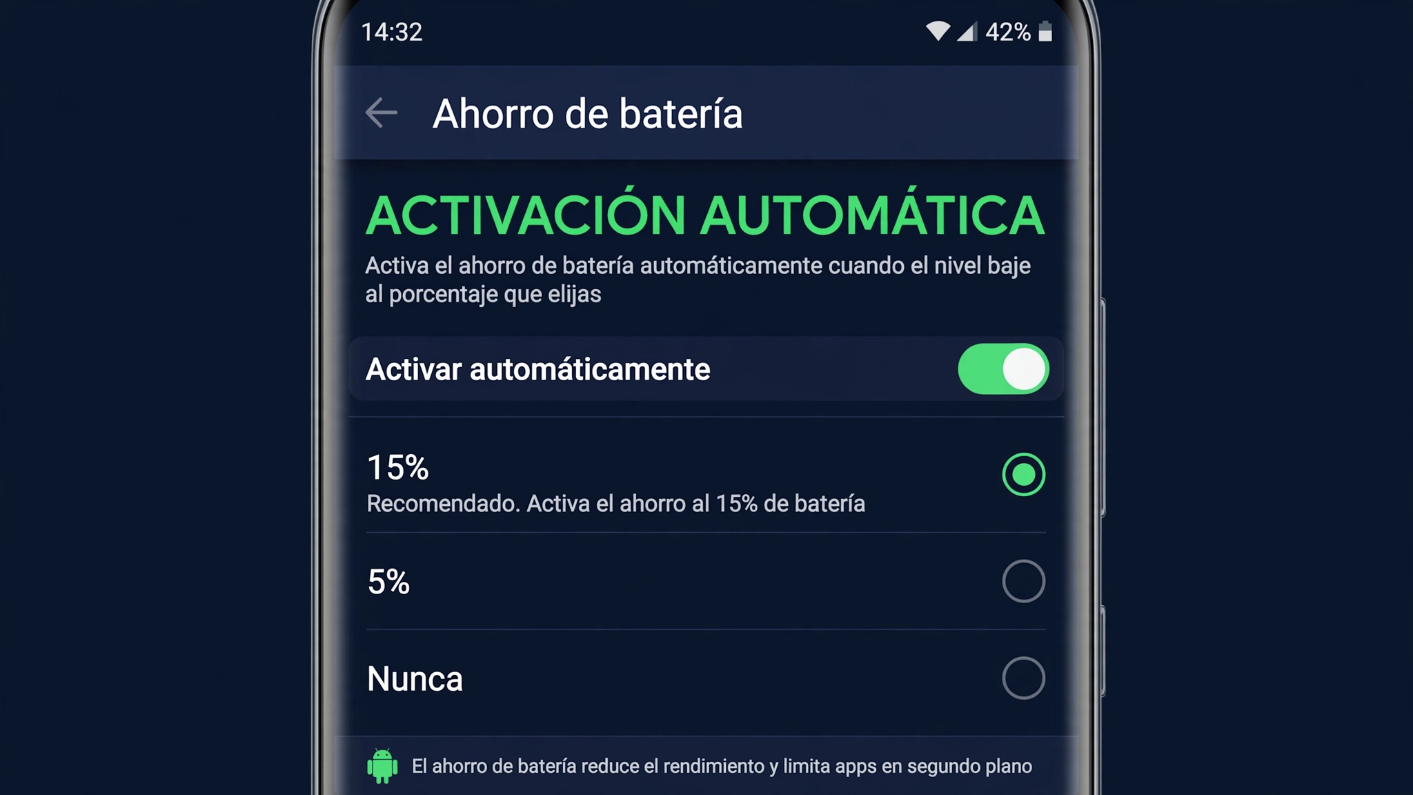 Cómo desactivar el ahorro de batería en Android 4 Cómo Desactivar El Ahorro De Batería En Android