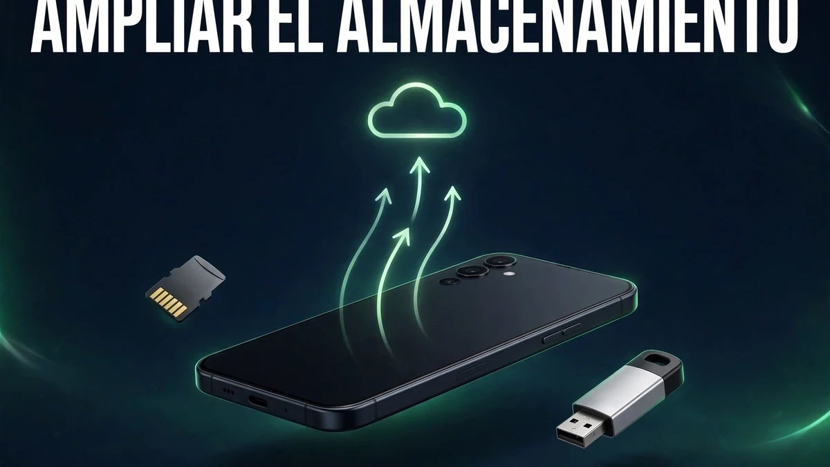 Cómo ampliar el almacenamiento del móvil con microSD, USB y la nube