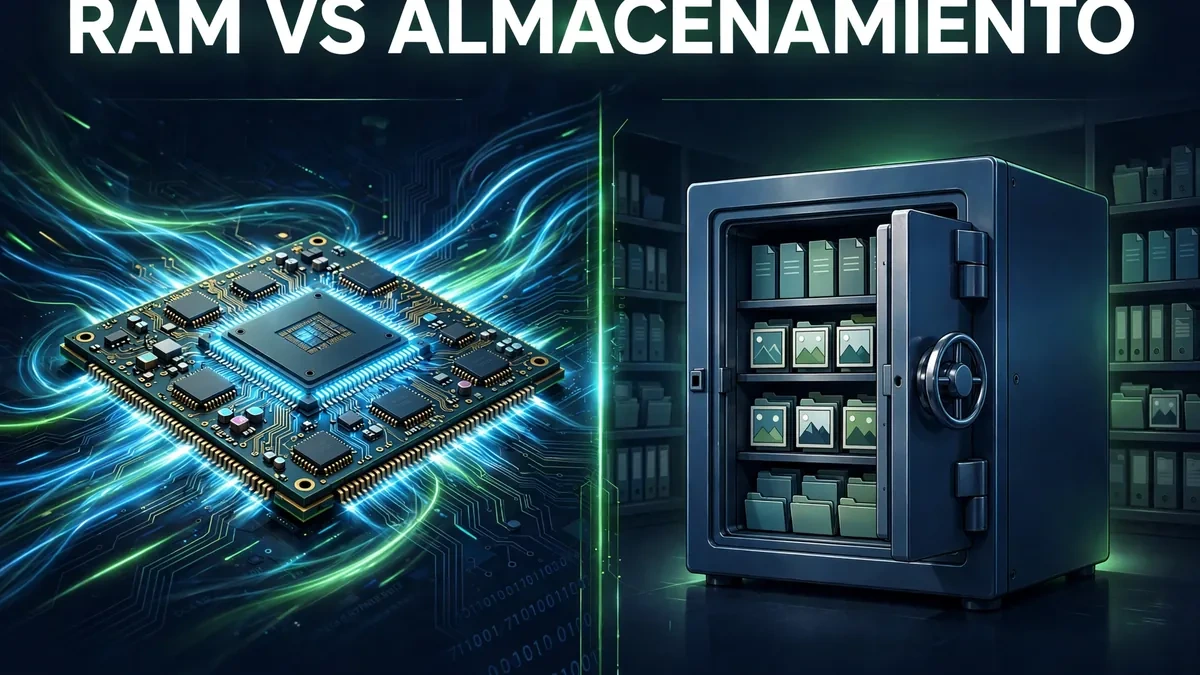 Diferencia entre memoria RAM y almacenamiento interno en Android