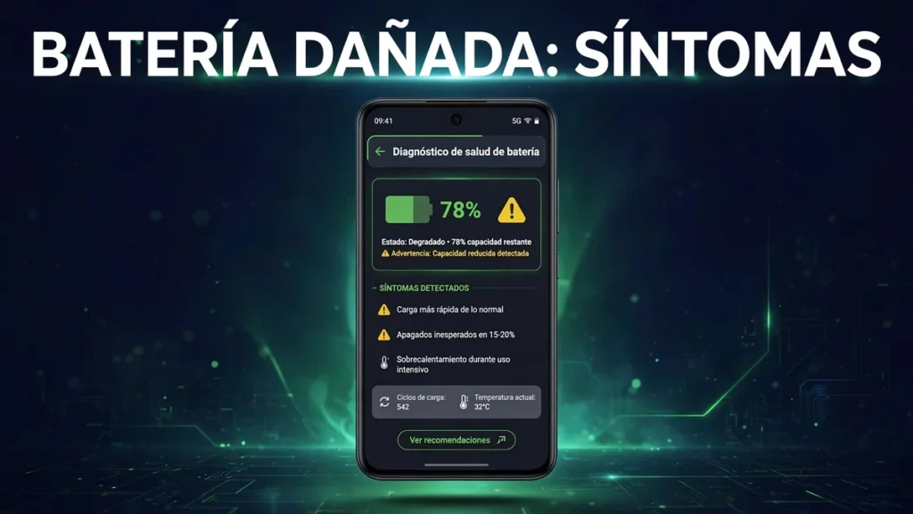 bateria danada sintomas hero