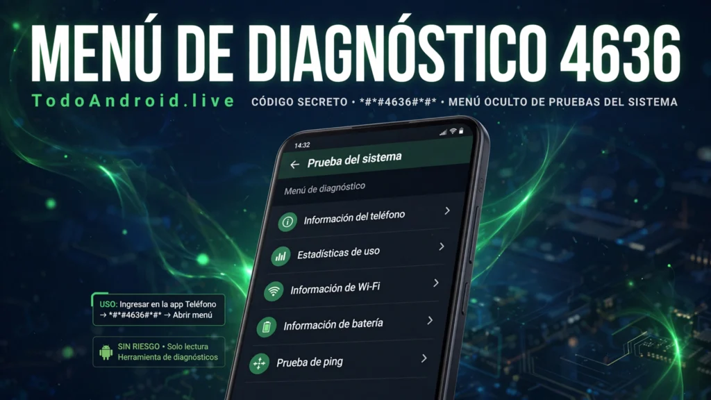 Códigos secretos de Android: la lista completa 2026 3 Códigos Secretos Android