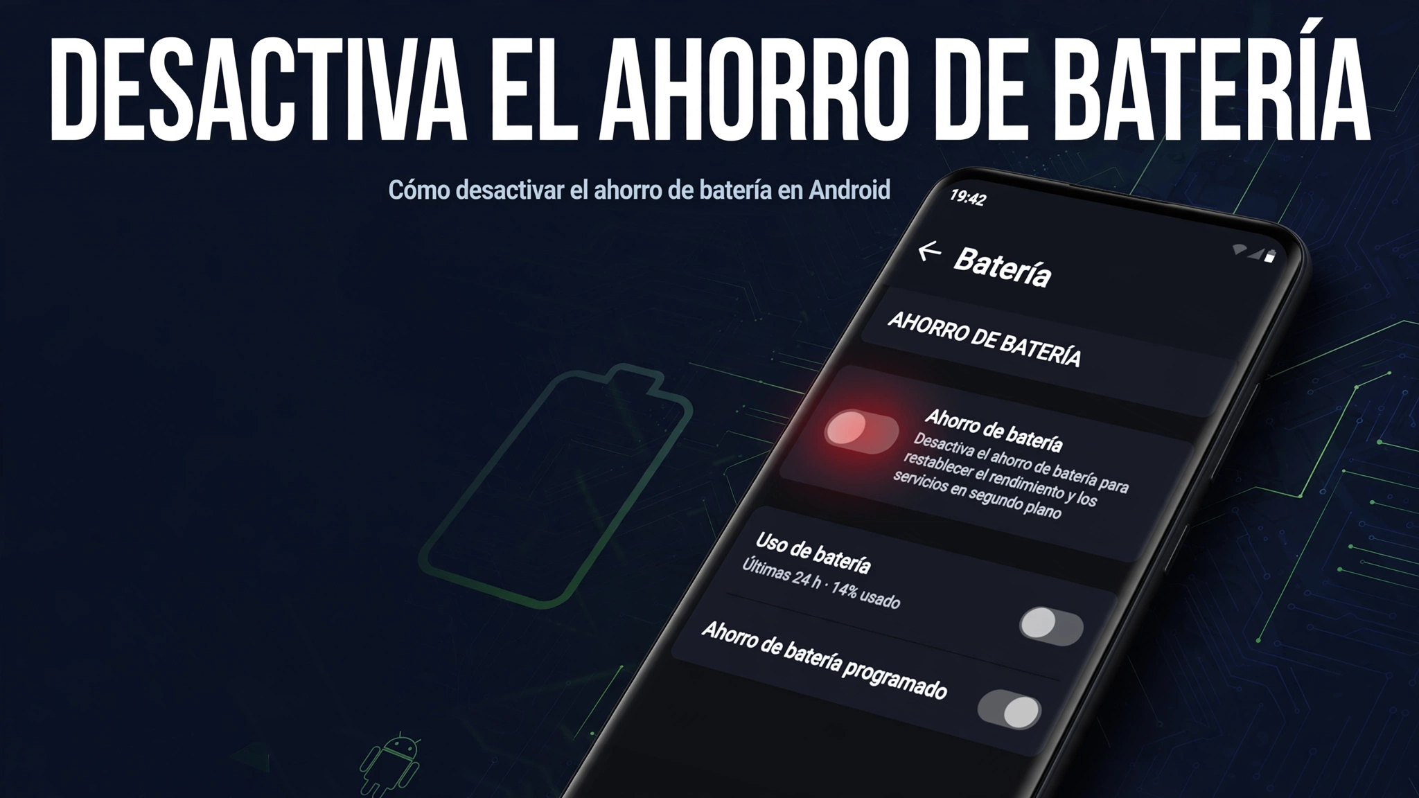 Cómo desactivar el ahorro de batería en Android 8 Cómo Desactivar El Ahorro De Batería En Android