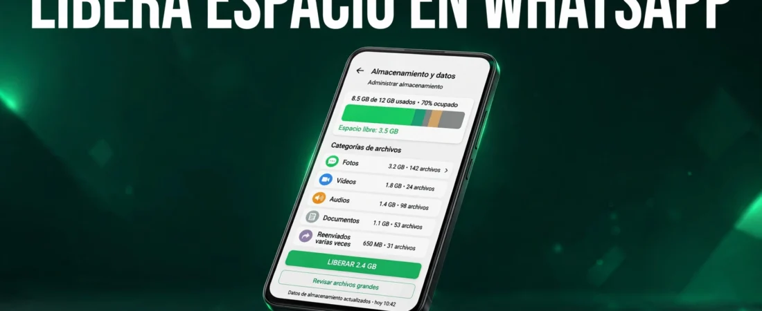 Cómo liberar espacio en WhatsApp sin borrar chats
