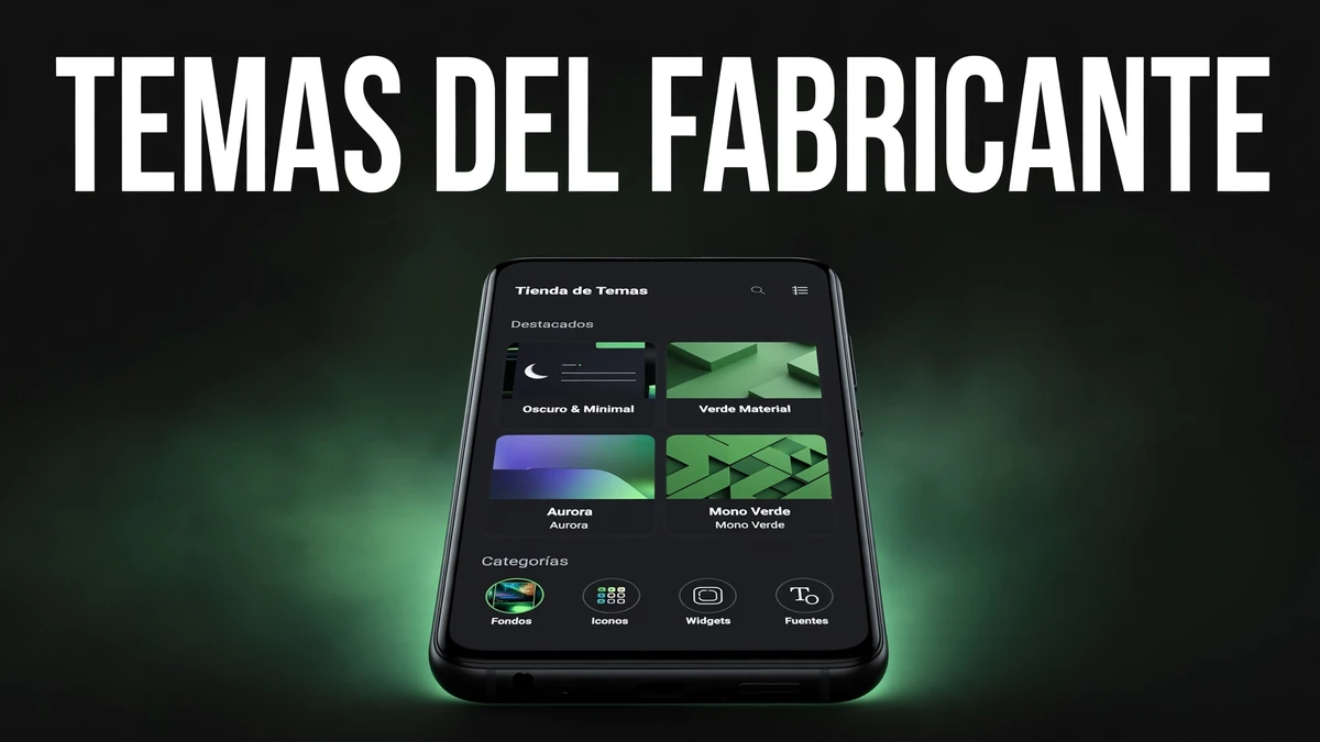 Cómo cambiar los iconos en Android sin root 3 Cambiar iconos con la app de temas del fabricante