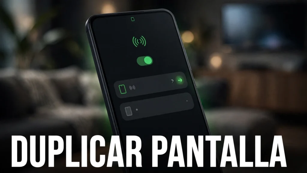 Función duplicar pantalla en un móvil Android